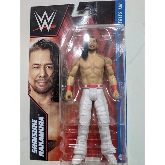 WWE Shinsuke Nakamura Lot Of 2- Series 138 Reg Black + Chase Variant White Pants - Picture 4 of 4